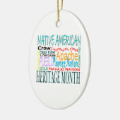 Ureinwohner-Erbmonat Keramikornament (Links)