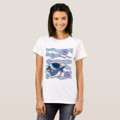 Ureinwohner Fisch-02 T-Shirt (Vorne ganz)