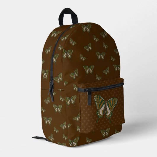 Ureinwohner Frack Bedruckter Rucksack (Rückseitige Ecke links)