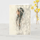 Ureinwohner-Gruß-Karte Karte (Gelbe Blume)