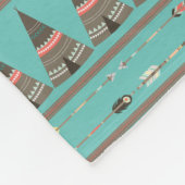 Ureinwohner-Kabinen-Fleece-Decke Fleecedecke (Ecke)