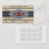 Ureinwohner-Kalender 2012 Visitenkarte (Vorne/Hinten)