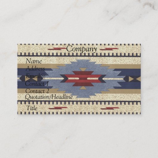 Ureinwohner-Kalender 2012 Visitenkarte (Vorderseite)