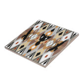 Ureinwohner-Krähen-Fliese Fliese (Seite)