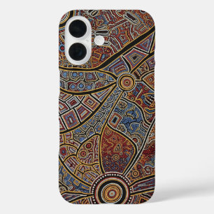 Ureinwohner-Kunst iPhone 16 Hülle