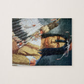 Ureinwohner-Leiter der Creeleute von Kanada Puzzle (Horizontal)