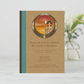 Ureinwohner-Mädchen Einladung (Stehend Vorderseite)