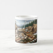 Ureinwohner Malamute Kaffeetasse (Mittel)