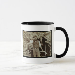 Ureinwohner mit einem Bumerang, c.1860s Tasse