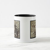 Ureinwohner mit einem Bumerang, c.1860s Tasse (Zentrum)