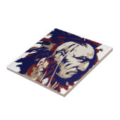 Ureinwohner-Mohikaner Fliese (Seite)