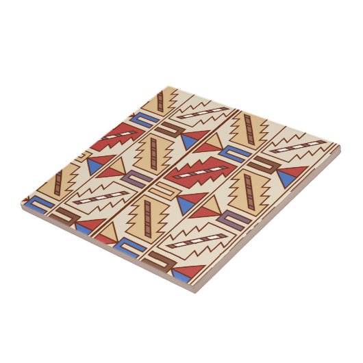 Ureinwohner-Muster Fliese (Seite)