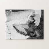 Ureinwohner-Mutter und ihr Papoose Puzzle (Horizontal)