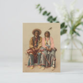 Ureinwohner-Paare, 1899 Postkarte (Stehend Vorderseite)