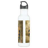 Ureinwohner-Schild Edelstahlflasche (Rückseite)