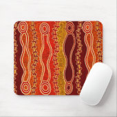 Ureinwohner-Schlangen . Mousepad (Mit Mouse)