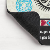 Ureinwohner-Symbole und Klugheit - Phoenix Mousepad (Ecke)