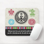 Ureinwohner-Symbole und Klugheit - Phoenix Mousepad (Mit Mouse)