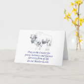 Ureinwohner-Symbolismus Karte (Gelbe Blume)