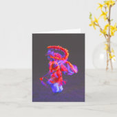 Ureinwohner-Tanz - Rot - notecards Karte (Gelbe Blume)