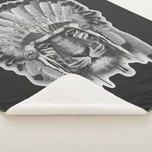 Ureinwohner-Tiger-Leiter Sherpadecke (3/4)