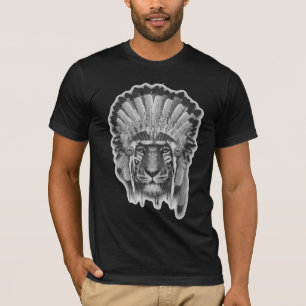 Ureinwohner-Tiger-Leiter T-Shirt