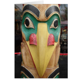 Ureinwohner-Totem