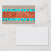 Ureinwohner-Türkis-Schmuck, Visitenkarten Visitenkarte (Vorne/Hinten)