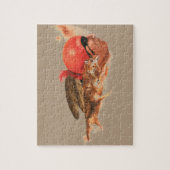 Ureinwohner-Wolf-Clan-Cherokee indischer Krieger Puzzle (Vertikal)