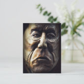 Ureinwohnerin Postkarte (Stehend Vorderseite)