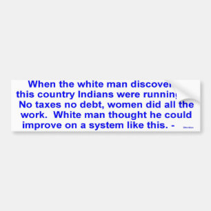 Ureinwohnerlaufen Autoaufkleber