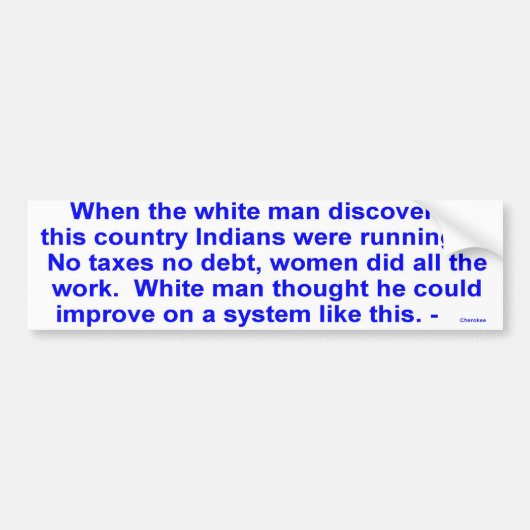 Ureinwohnerlaufen Autoaufkleber (Vorne)