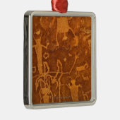 Ureinwohnerpetroglyphen, Rochester-Platte, Ornament Aus Metall (Rechts)