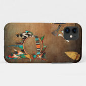 Ureinwohnerpfeilspitzen-Beil Inder Case-Mate iPhone Hülle (Rückseite (Horizontal))