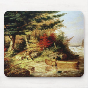 Ureinwohnertransportpelze durch Kanadier Mousepad