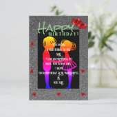 Urgeburt Karte (Stehend Vorderseite)