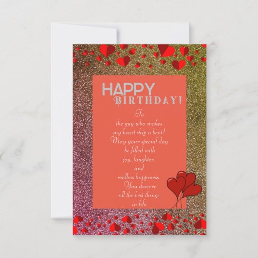 Urgeburt Karte (Vorderseite)