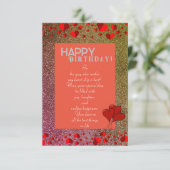 Urgeburt Karte (Stehend Vorderseite)