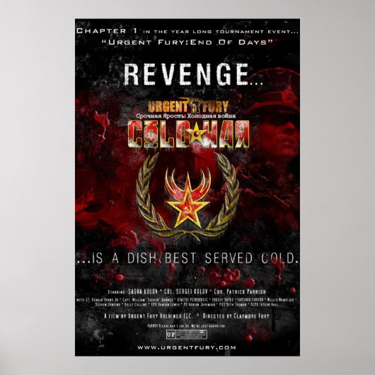 Urgent Fury Kolossal Poster aus dem Kalten Krieg (Vorne)