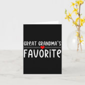 Urgroßmamas Liebling  Karte (Gelbe Blume)