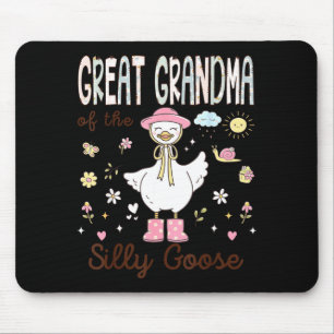 Urgroßmutter Alberne Gans Erstes Kunstwerk Mousepad