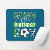 Urgroßmutter des Fußball spielenden Geburtstagsjun Mousepad (Mit Mouse)