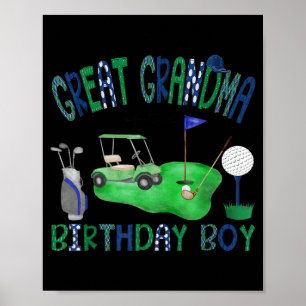 Urgroßmutter des Geburtstagsjungen Hole-in-One Gol Poster