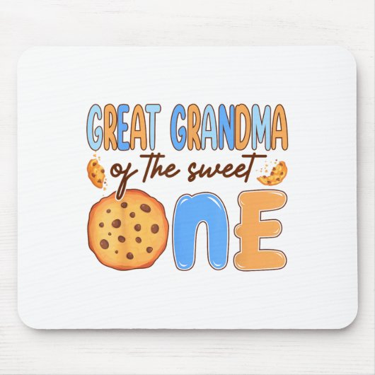 Urgroßmutter des Süßen Kekse und Milch Bi Mousepad (Vorne)