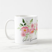 Urgroßmutter Frühlingsblumen Kaffeetasse (Links)