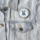 Urgroßmutter | Gehäkelt Teddybär Baby Shower Button (Beispiel)