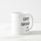 Urgroßmutter seit 2023 kaffeetasse (VorderseiteRechts)