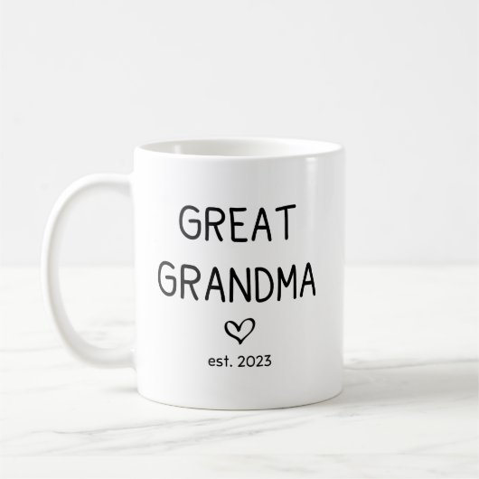 Urgroßmutter seit 2023 kaffeetasse (Links)