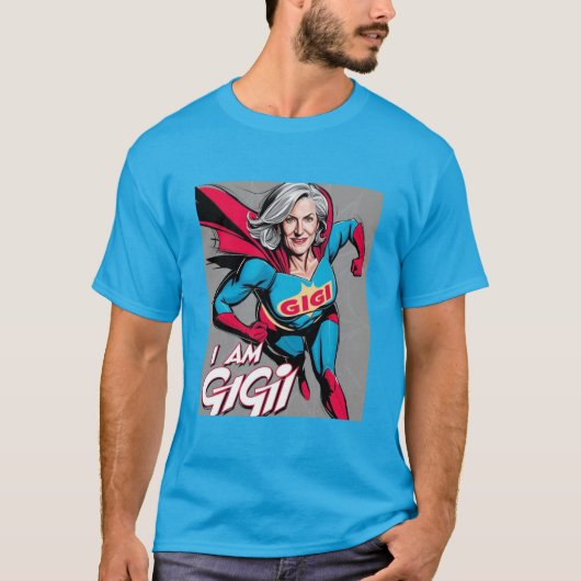 Urgroßmütter sind großartige Superhelden gigi T-Shirt (Vorderseite)