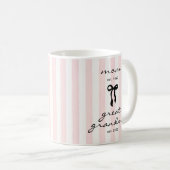 Urgroßmutter-Tasse Rosa Schleife Geschenk Kaffeetasse (VorderseiteRechts)